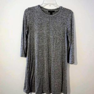 Light Grey Sweater Dress